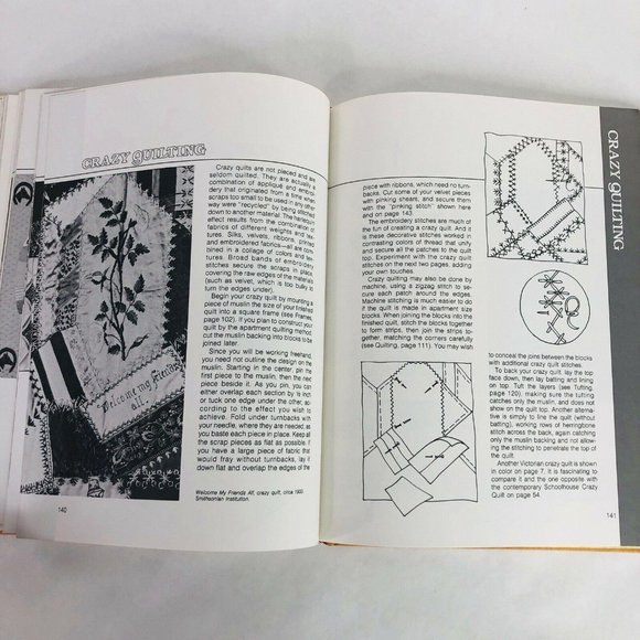 Erica Wilsons Quilts of America Hardcover Book Techniques & Patterns 1976 Oxmoor - Picture 7 of 11